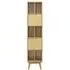 Carrington Narrow Bookcase - Natural Oak