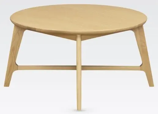 Carrington Round Coffee Table - Oak