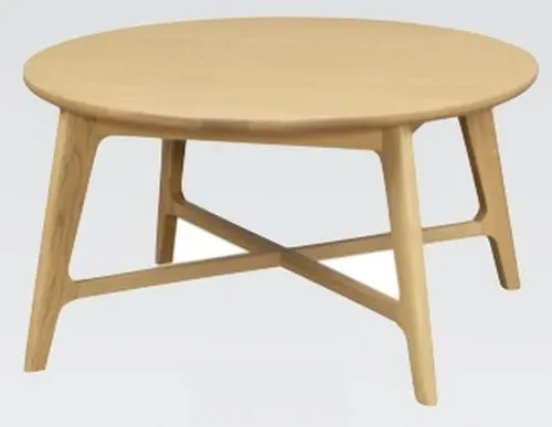 Carrington Round Coffee Table - Oak