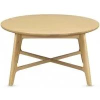 Carrington Round Coffee Table - Oak
