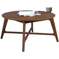 Carrington Round Coffee Table - Walnut