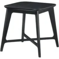 Carrington Square Lamp Table - Black, Oak
