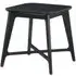 Carrington Square Lamp Table - Black, Oak