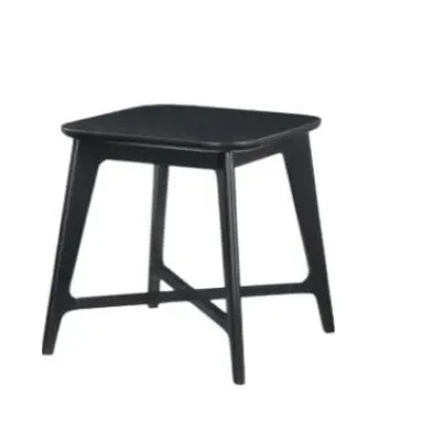 Carrington Square Lamp Table - Black, Oak image