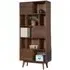 Carrington Wide Bookcase - Walnut