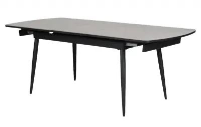 Cassino 6-8 Seater Extendable Dining Table - Grey, Glass image