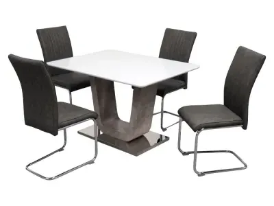 Castello 4-Seater Dining Set - White