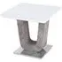 Castello End Table - White, High Gloss