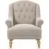 Charlotte Accent Chair - Oat, Fabric