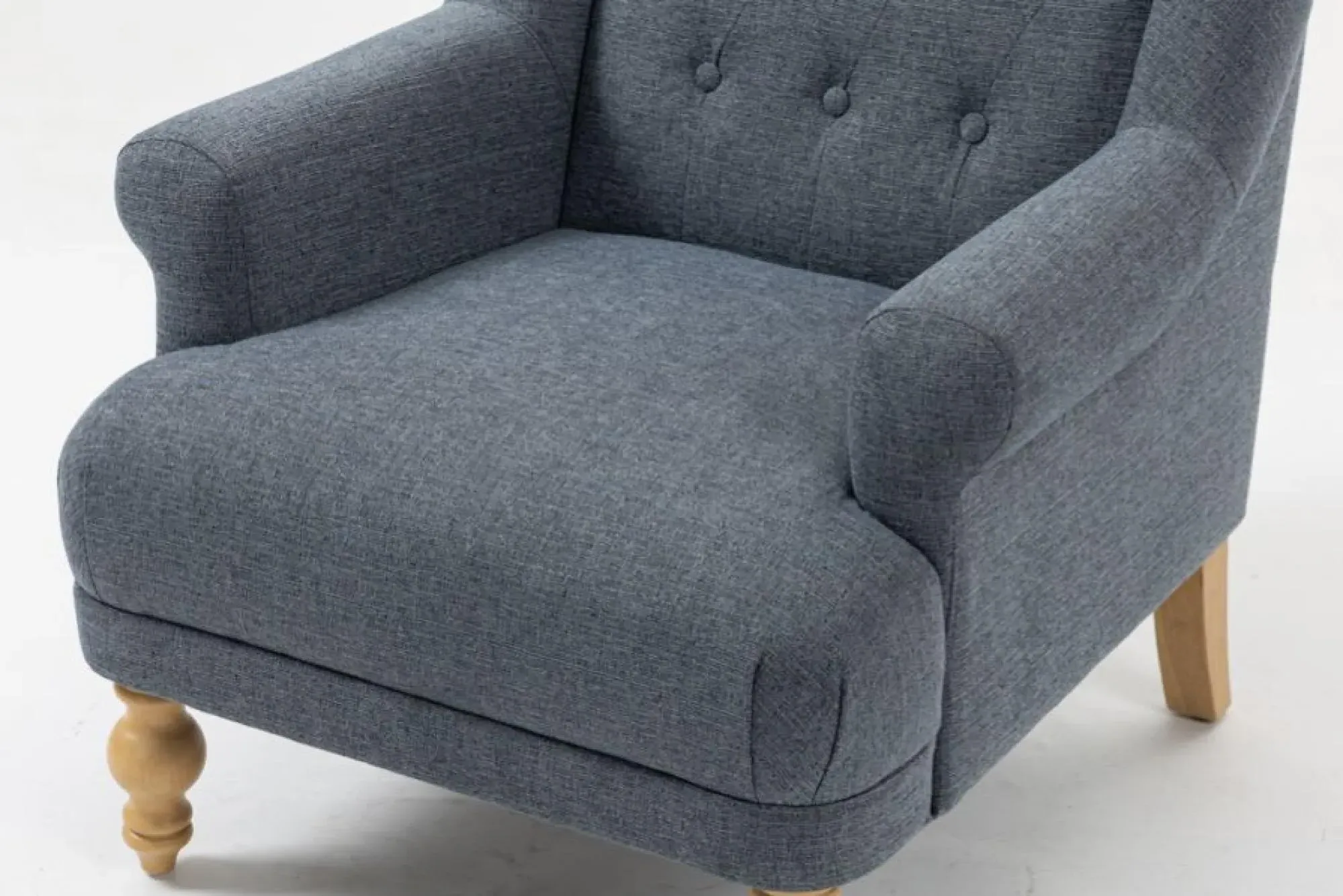 Charlotte Accent Chair - Ocean, Fabric