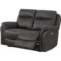 Claremont 2-Seater Recliner Sofa - Grey, Velvet