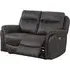 Claremont 2-Seater Recliner Sofa - Grey, Velvet