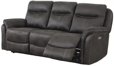 Claremont 3-Seater Recliner Sofa - Grey, Velvet image