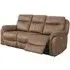 Claremont 3-Seater Recliner Sofa - Sahara, Velvet