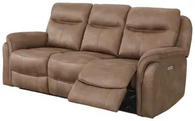 Claremont 3-Seater Recliner Sofa - Sahara, Velvet