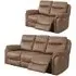 Claremont 3-Seater Recliner Sofa Suite - Sahara, Velvet
