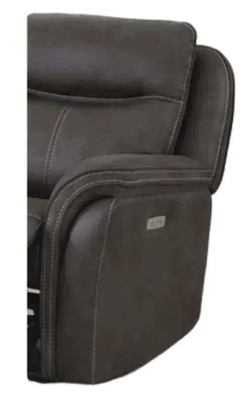 Claremont Recliner Armchair - Grey, Velvet