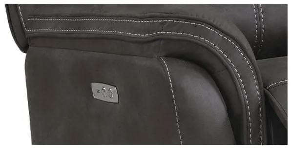 Claremont Recliner Armchair - Grey, Velvet