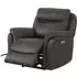 Claremont Recliner Armchair - Grey, Velvet