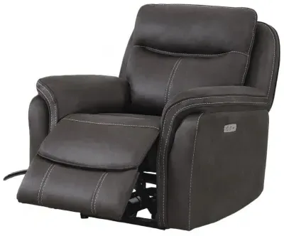 Claremont Recliner Armchair - Grey, Velvet image