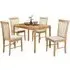 Cologne 4-Seater Dining Set - Light Oak