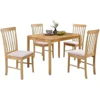 Cologne 4-Seater Dining Table - Light Oak