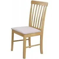 Cologne Slatted Back Dining Chair Set - Light Oak