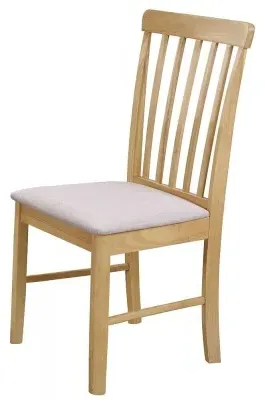 Cologne Slatted Back Dining Chair Set - Light Oak