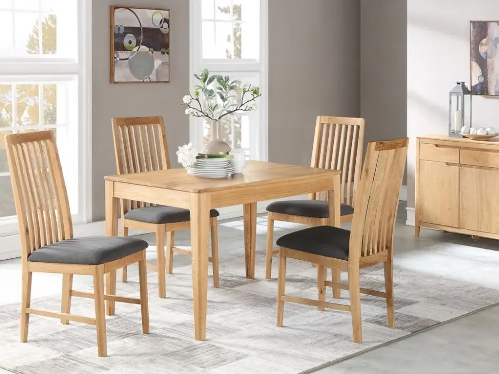 Dunmore 4-Seater Dining Table - Oak