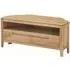 Dunmore Corner TV Unit with Storage - Oak
