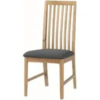 Dunmore Slatted Back Dining Chair Set - Oak