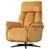 Evoque Swivel Electric Recliner Armchair - Amber, Fabric