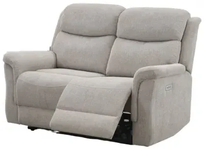 Faringdon 2-Seater Recliner Sofa - Beige, Velvet image