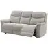 Faringdon 3-Seater Recliner Sofa - Beige, Velvet