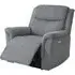 Faringdon Recliner Armchair - Grey, Velvet