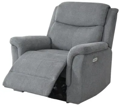 Faringdon Recliner Armchair - Grey, Velvet image