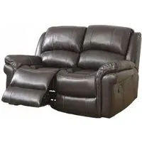 Farnham 2-Seater Recliner Sofa - Brown, Leather