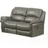 Farnham 2-Seater Recliner Sofa - Grey, Leather