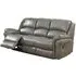 Farnham 3-Seater Recliner Sofa - Grey, Leather