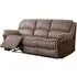 Farnham 3-Seater Recliner Sofa - Taupe, Leather