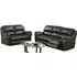 Farnham 3+2 Recliner Sofa Suite - Black, Leather