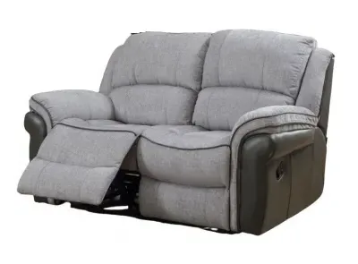 Farnham Fusion 2-Seater Recliner Sofa - Grey