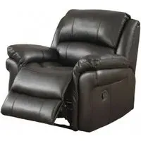 Farnham Recliner Armchair - Black, Leather