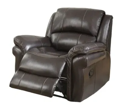 Farnham Recliner Armchair - Brown, Leather image