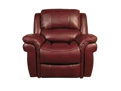Farnham Recliner Armchair - Burgundy, Leather