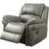 Farnham Recliner Armchair - Grey, Leather