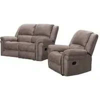 Gloucester 3-Seater Recliner Sofa Suite - Taupe