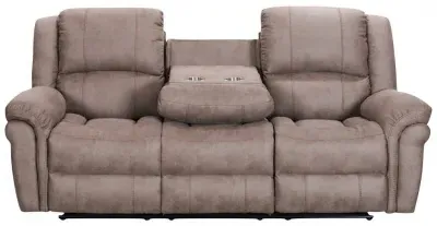 Gloucester 3-Seater Recliner Sofa with Console - Taupe