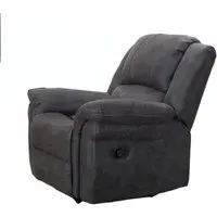 Gloucester Recliner Armchair - Dark Grey, Fabric