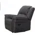 Gloucester Recliner Armchair - Dark Grey, Fabric